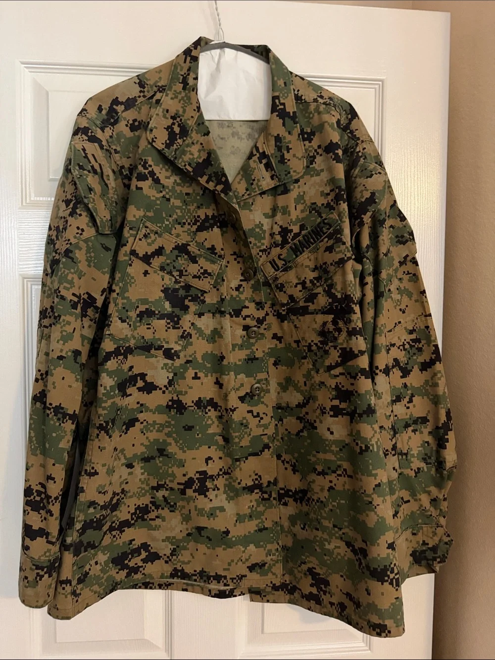Woodland Digital Camo Jacket - Green/Tan